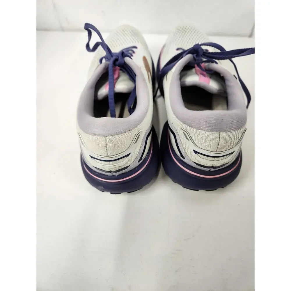 Brooks Women's Ghost 15 Neutral Running Shoes, Sz 8.5, Spa Blue/Neon Pink/Copper